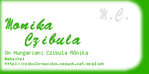 monika czibula business card