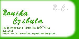 monika czibula business card